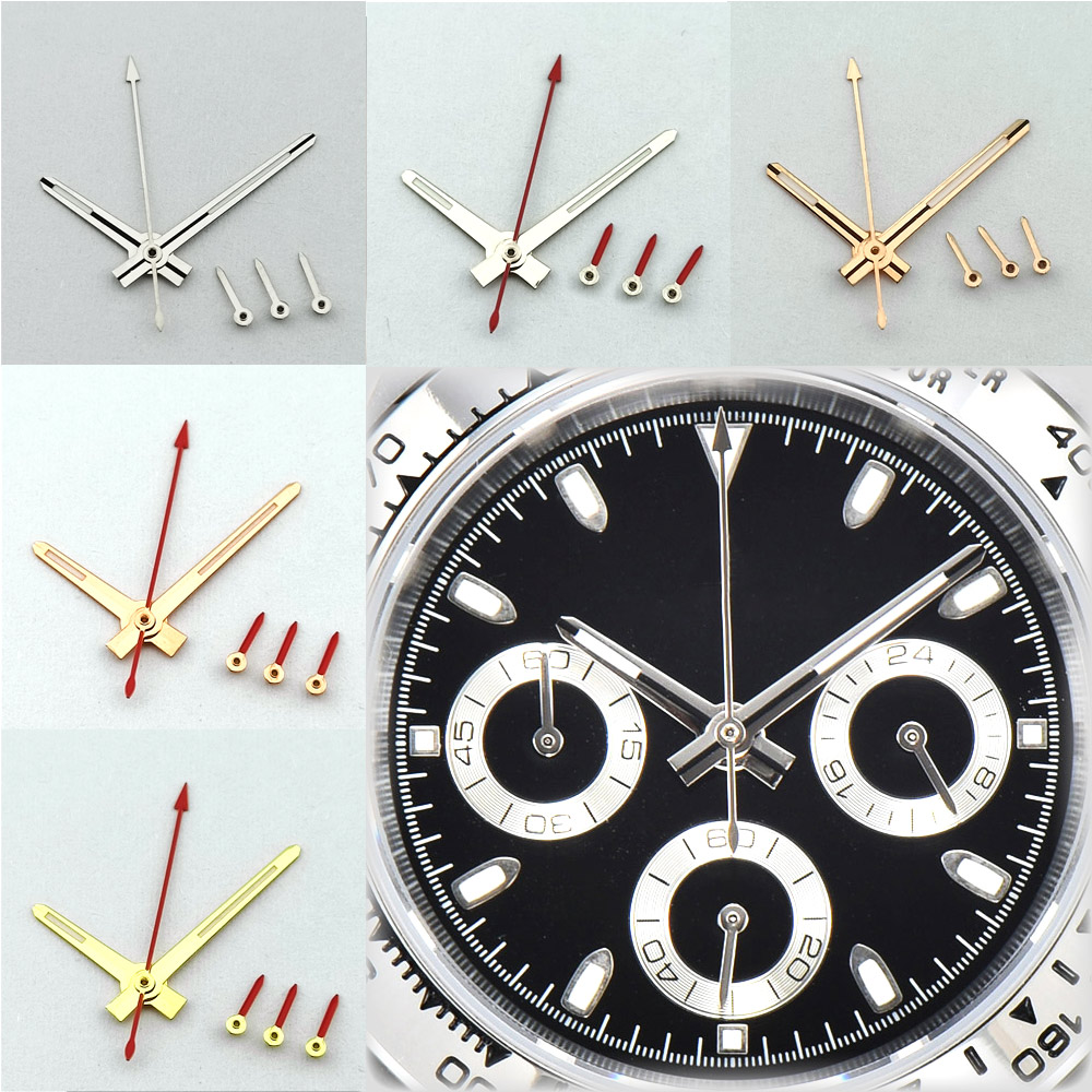 Jewelry Watch Making - VK-63 มือชุดความยาว 13.5 มม.C3 Luminous ประกอบนาฬิกาอุปกรณ์เสริม