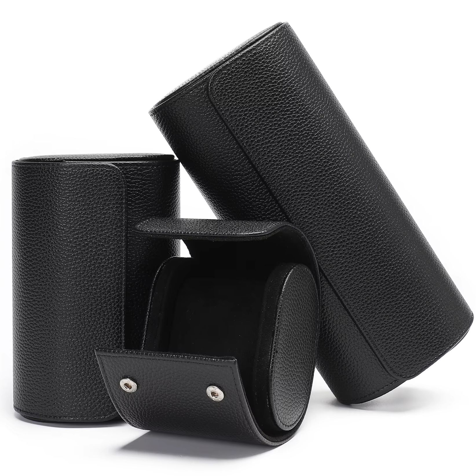 Watch Display Box - กล่องเก็บนาฬิกาแบบพกพา 1/2/3 ช่อง วัสดุหนัง สำหรับจัดเก็บและโชว์นาฬิกาข้อมือ กล่องใส่นาฬิกาสำหรับเดินทาง