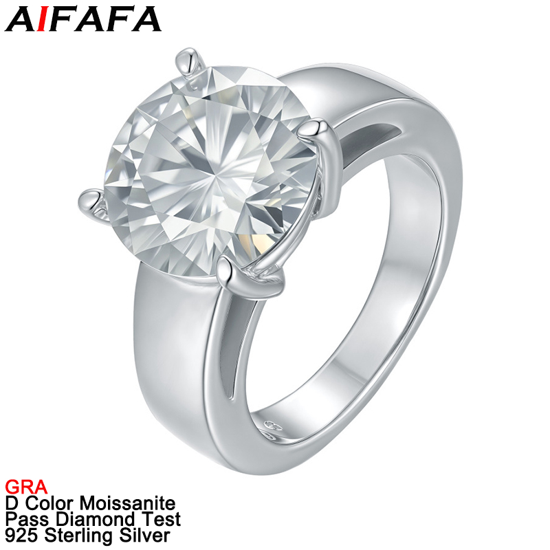 Moissanite Ring - แหวนเพชรโมอิสซาไนต์ 2 กะรัต สี D สำหรับผู้หญิง