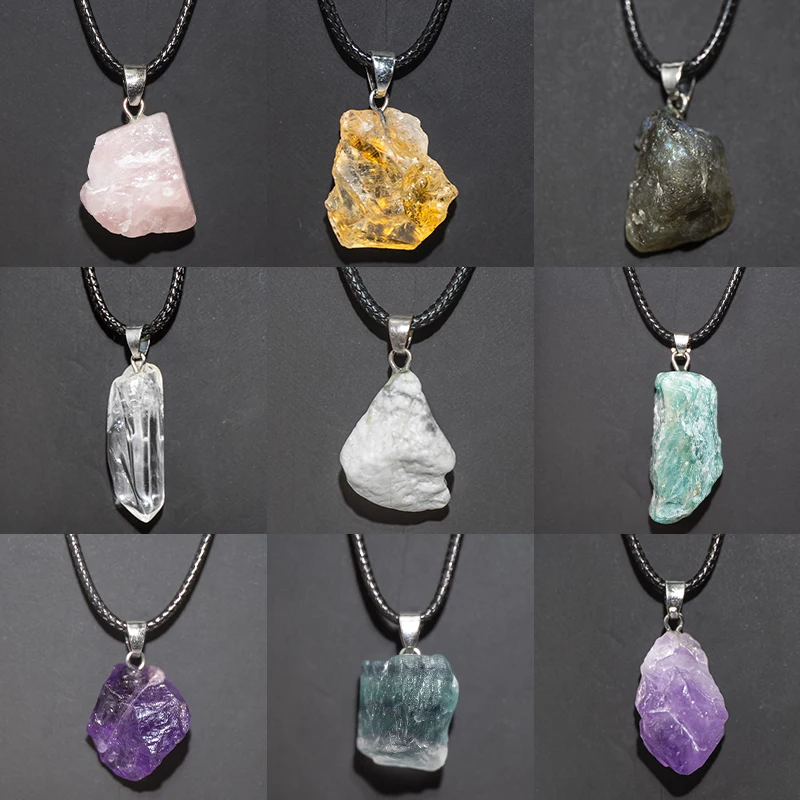 Crystal Choker Necklace - อเมทิสต์ธรรมชาติดอกไม้สร้อยคอ Reiki Healing หินรูปร่างไม่สม่ําเสมอเครื่องประดับ DIY ของขวัญปรับ