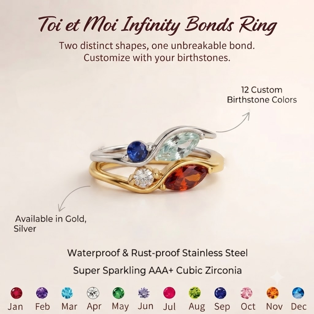 แหวนสแตนเลสกันน้ำ ทนต่อการหมอง - Birthstone Ring Set บทวิจารณ์และราคา
