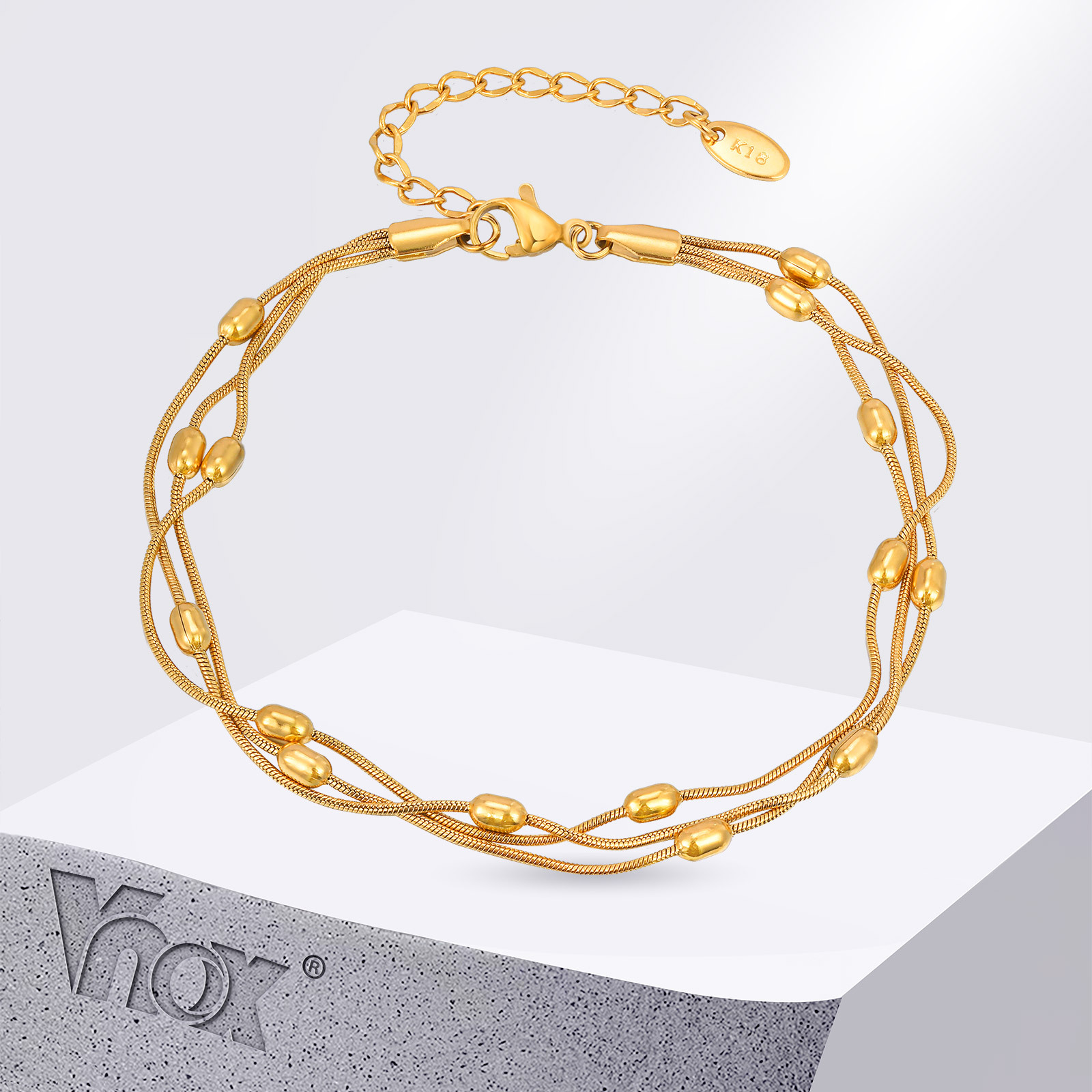 Vnox ฤดูร้อนสแตนเลสสามชั้นงู A - Jc Jewelry & Watches บทวิจารณ์และราคา