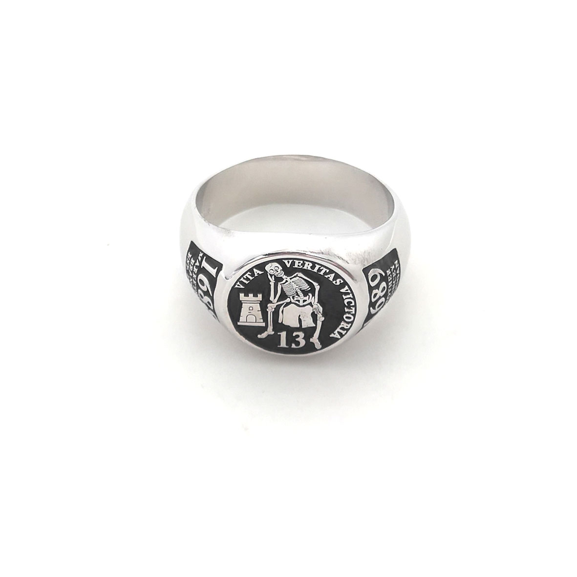 แกะสลักที่กําหนดเอง 17 มม.รอบแ - Statement Cocktail Ring บทวิจารณ์และราคา