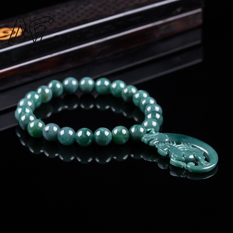 สร้อยข้อมือถักมือจากหยกธรรมชาต - Jewelry & Watches Sp Z Oo Ul Frezerów 3 บทวิจารณ์และราคา
