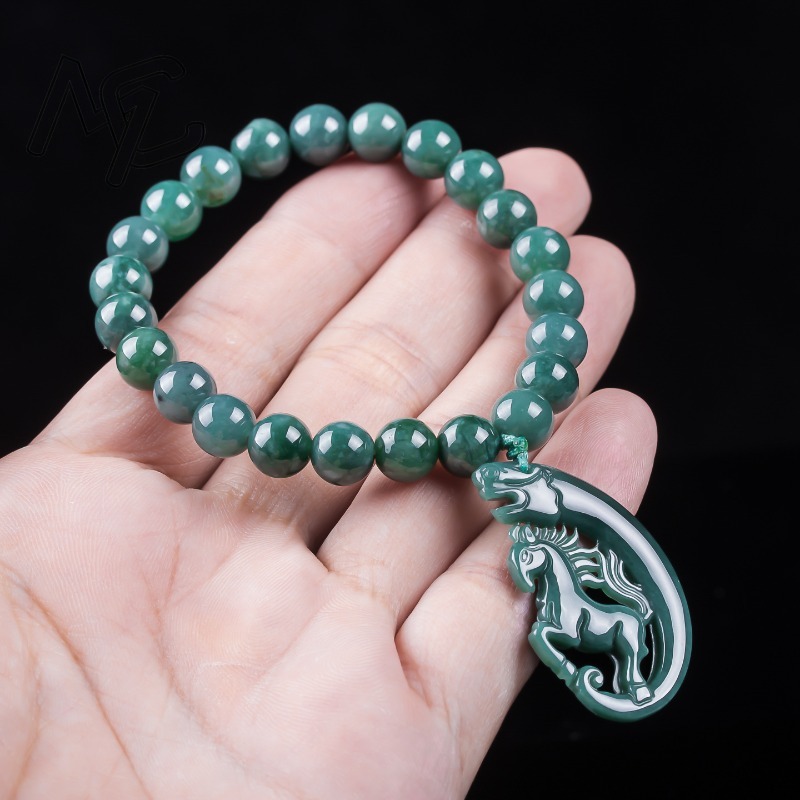 สร้อยข้อมือถักมือจากหยกธรรมชาต - Jewelry & Watches Sp Z Oo Ul Frezerów 3 บทวิจารณ์และราคา