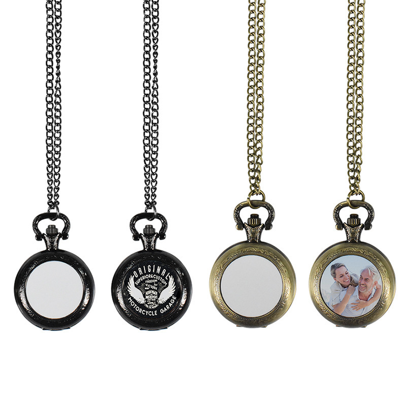 สร้อยคอจี้นาฬิกาพกโลหะวินเทจแบ - Jewelry Watches Men บทวิจารณ์และราคา
