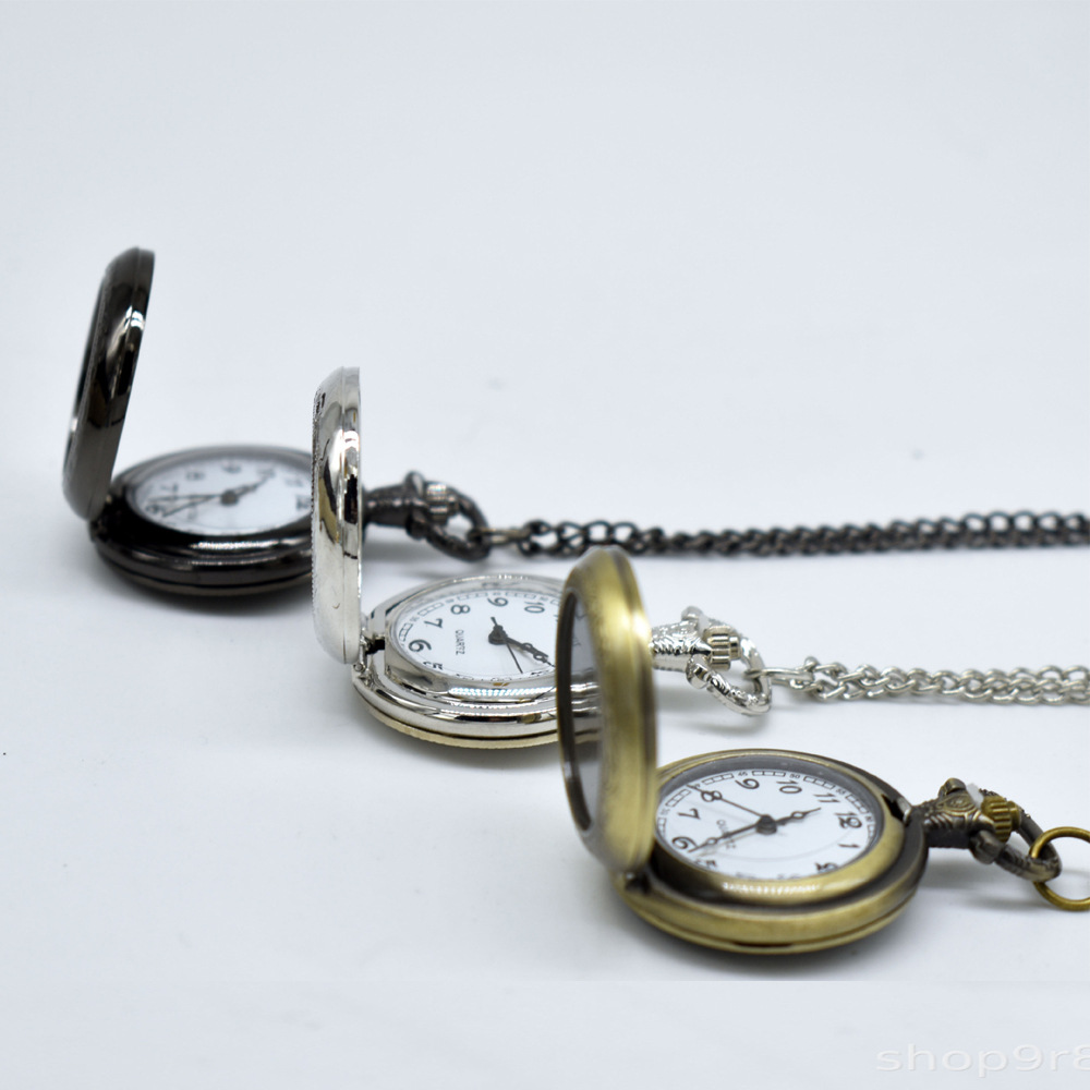 สร้อยคอจี้นาฬิกาพกโลหะวินเทจแบ - Jewelry Watches Men บทวิจารณ์และราคา