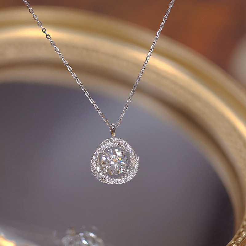 เครื่องประดับเงินแท้ 925 สร้อย - Crystal Choker Necklace บทวิจารณ์และราคา