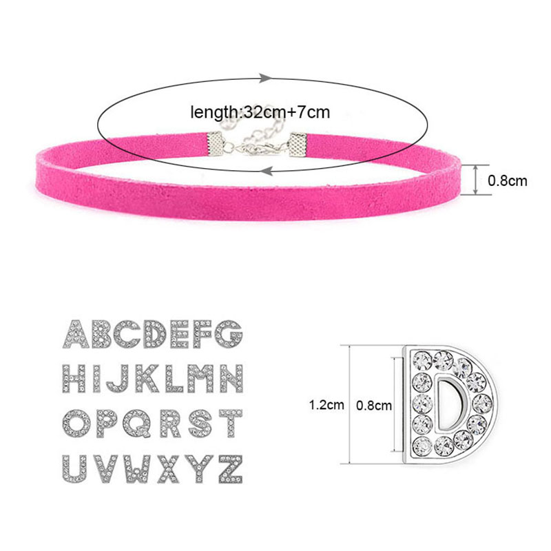 ตัวอักษรพลอยเทียมสุดฮอตที่เซ็ก - Crystal Choker Necklace บทวิจารณ์และราคา
