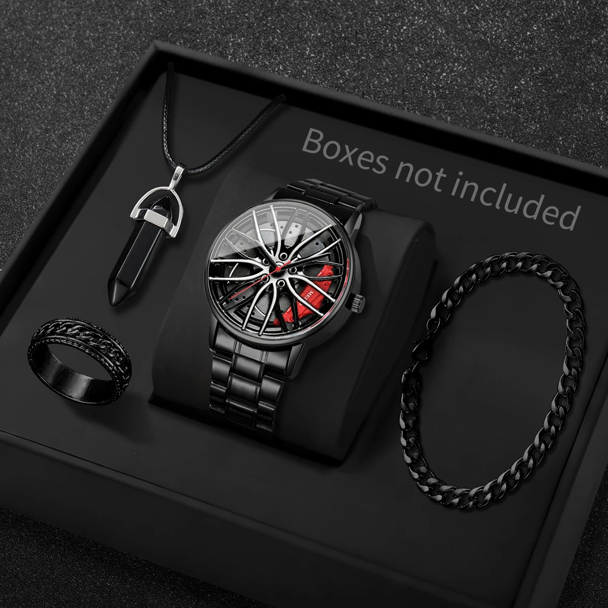 นาฬิกาข้อมือแฟชั่นผู้ชายลายล้อ - Jewelry Watch Making บทวิจารณ์และราคา