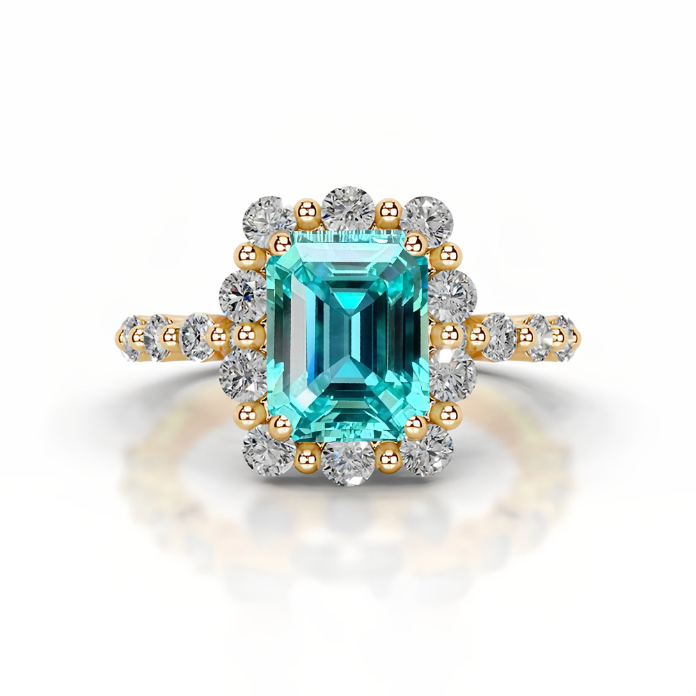 แหวนเงินแท้ 925 ประดับมรกตสีแด - Sterling Silver Ring บทวิจารณ์และราคา