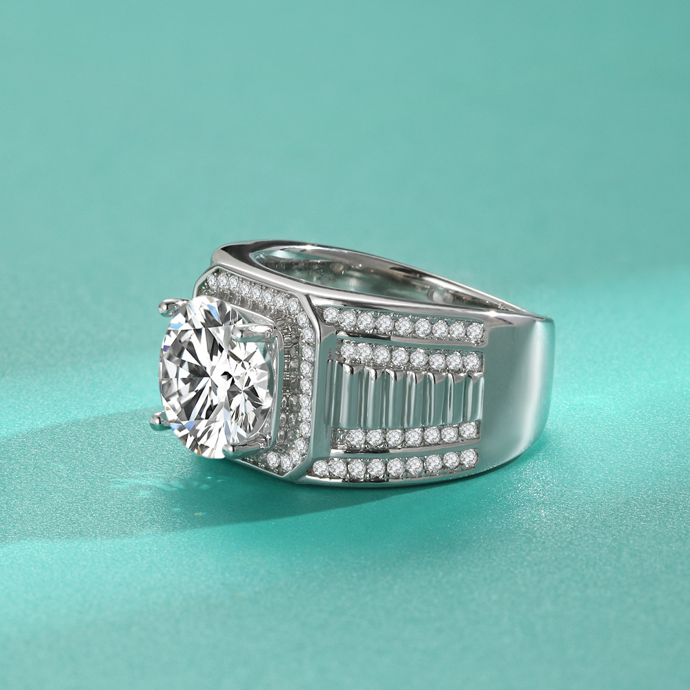 แหวนเพชรโมอิสซาไนต์ 1 2 5 กะรั - Moissanite Ring บทวิจารณ์และราคา