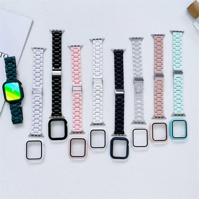 สายนาฬิกา + กรณี + แก้วสําหรับ - Jewelry Smart Watches บทวิจารณ์และราคา