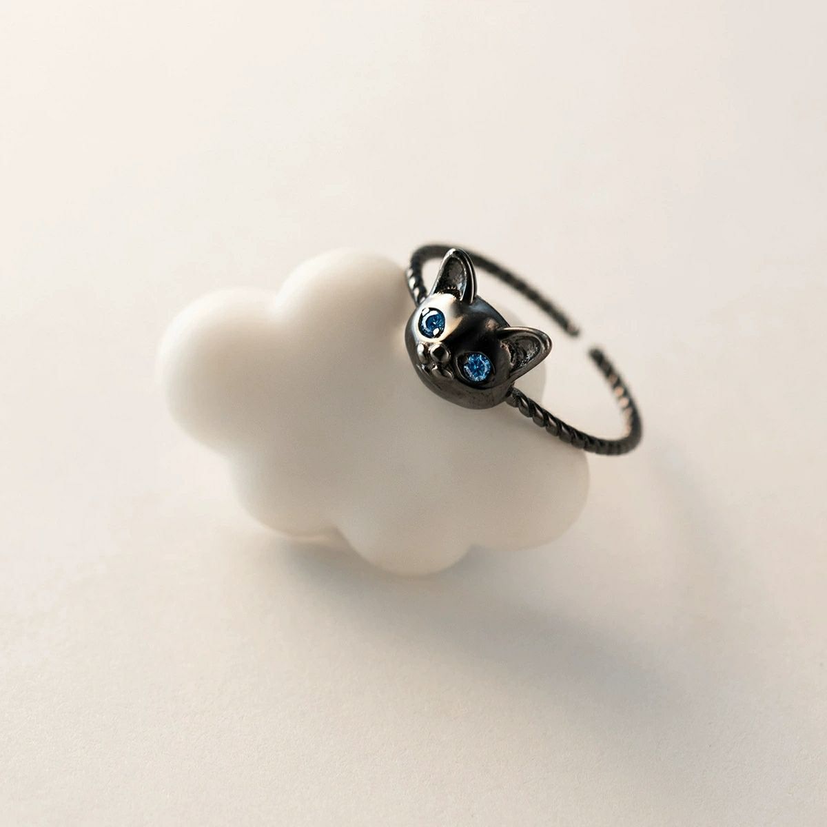 แหวนเงินแท้925สำหรับแมวแหวนปรั - Statement Cocktail Ring บทวิจารณ์และราคา