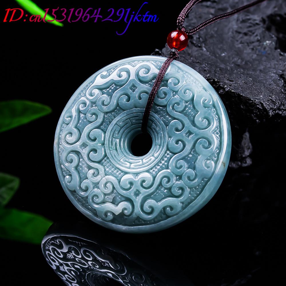 หยกพม่าธรรมชาติจี้ดอกไม้สร้อยค - Jewelry & Watches Sp Z Oo Ul Frezerów 3 บทวิจารณ์และราคา