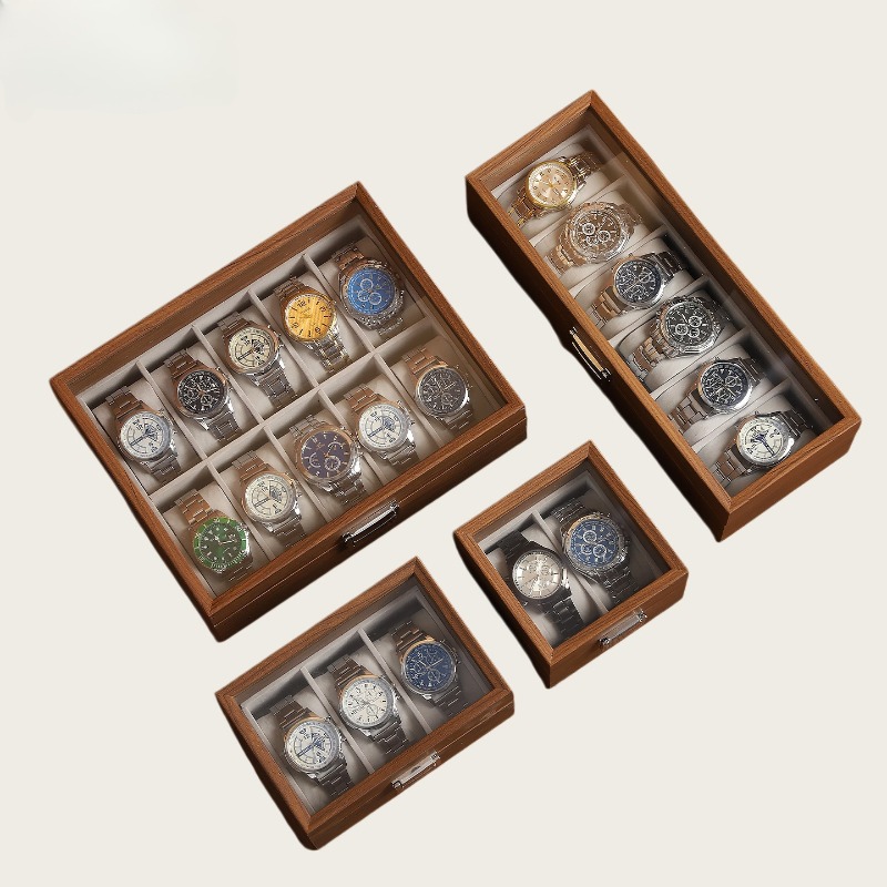 กล่องใส่นาฬิกาลายไม้ 2/3/6/10  - Watch Display Box บทวิจารณ์และราคา