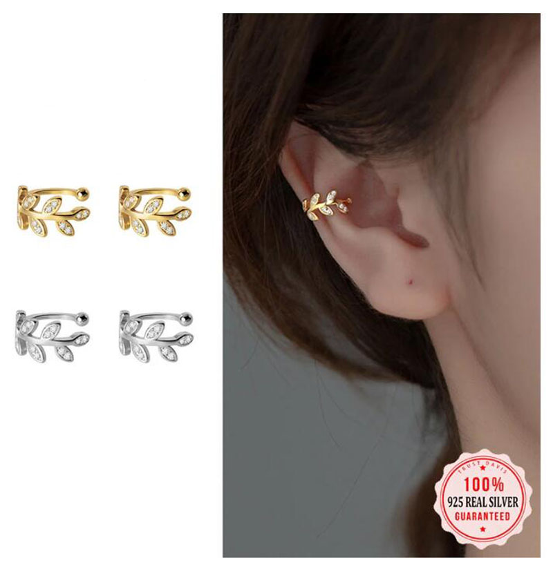 925 เงินสเตอร์ลิงหูข้อมือสําหร - Ear Cuff No Piercing บทวิจารณ์และราคา