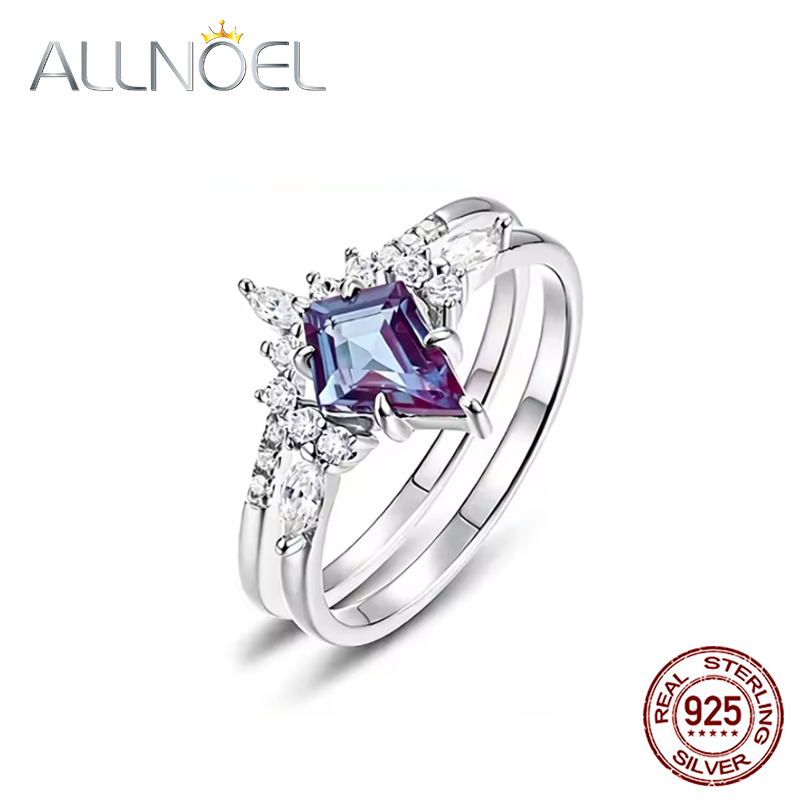 ALLNOEL Kite Cut 0.91ct Alexan - Birthstone Ring Set บทวิจารณ์และราคา