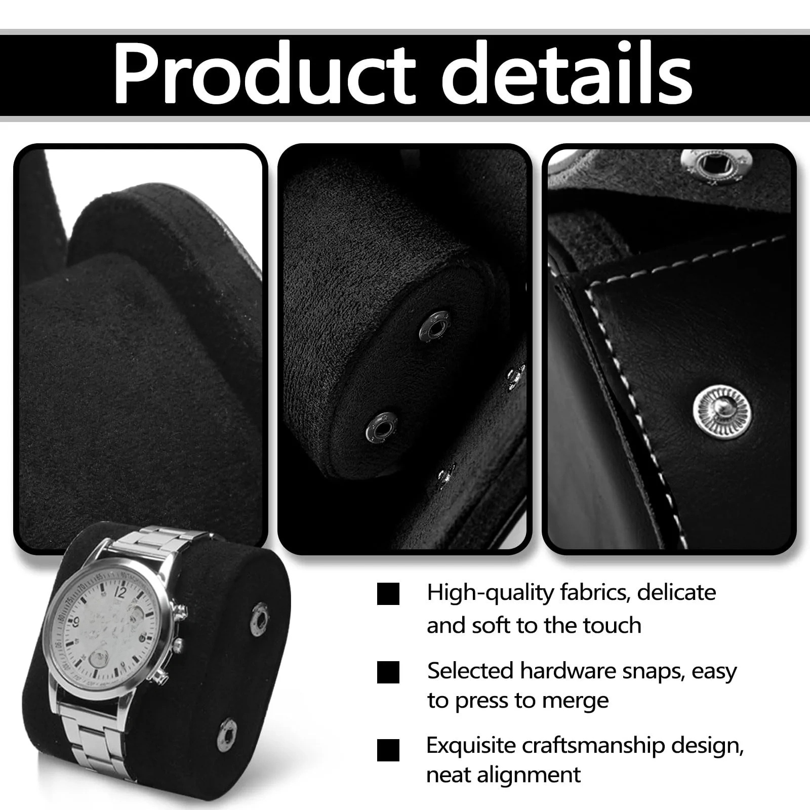 กล่องเก็บนาฬิกาแบบพกพา 1/2/3 ช - Watch Display Box บทวิจารณ์และราคา