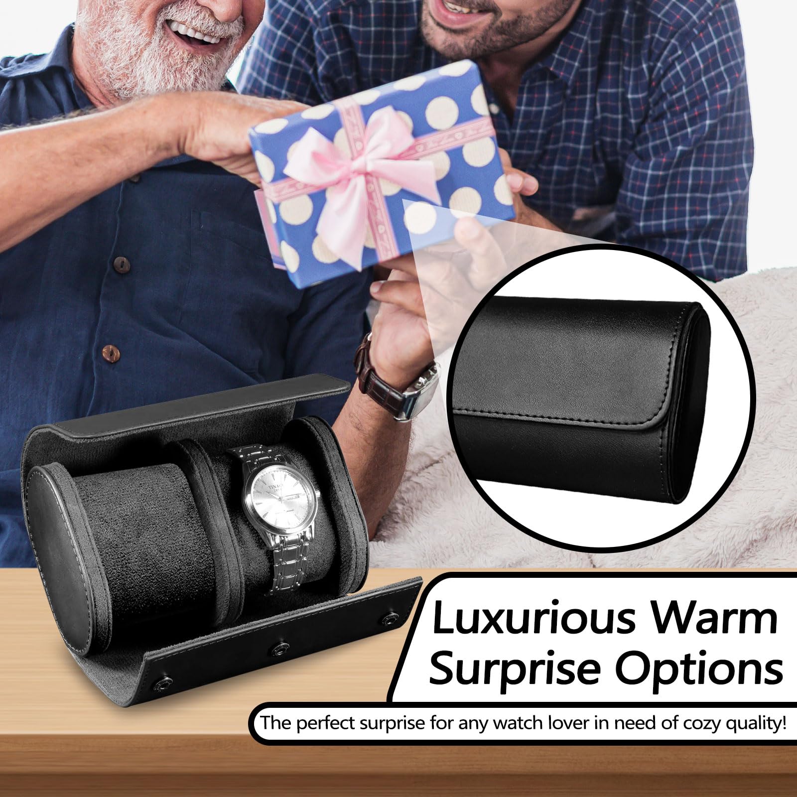 กล่องเก็บนาฬิกาแบบพกพา 1/2/3 ช - Watch Display Box บทวิจารณ์และราคา