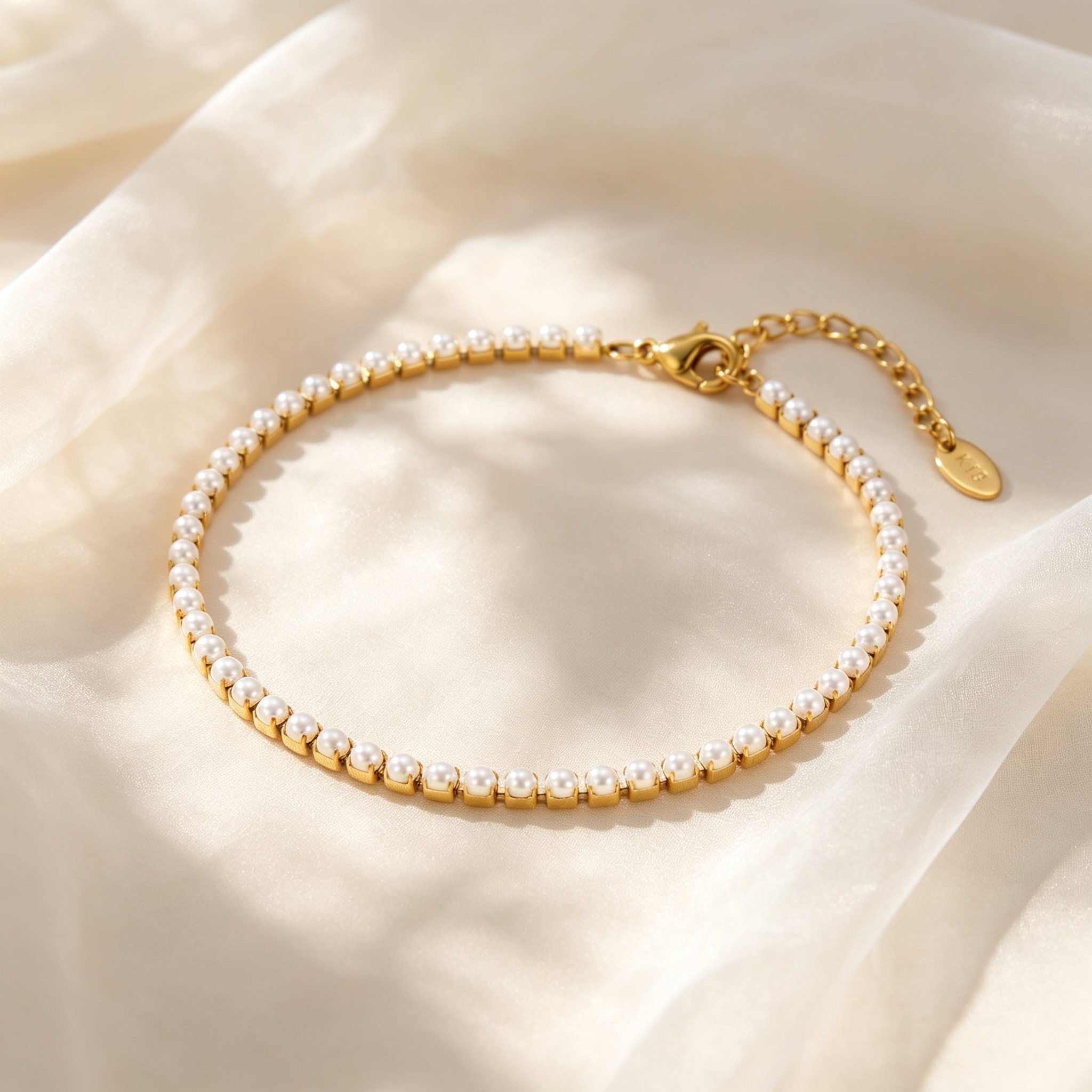 สร้อยข้อเท้าไข่มุกเทียมสุดหรูส - Jc Jewelry & Watches บทวิจารณ์และราคา