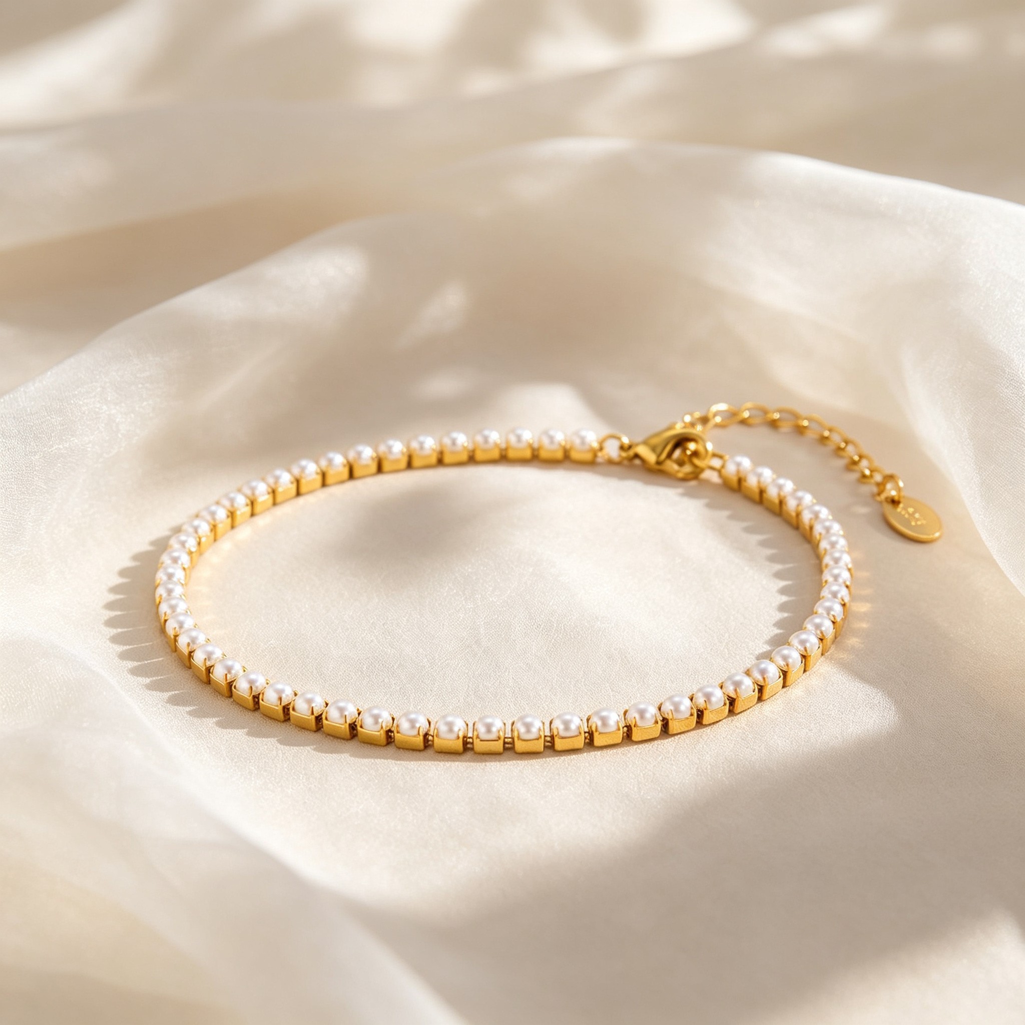 สร้อยข้อเท้าไข่มุกเทียมสุดหรูส - Jc Jewelry & Watches บทวิจารณ์และราคา