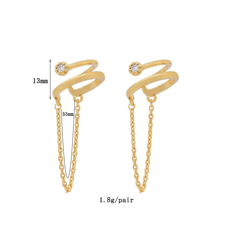 YOUNUO Gold Filled Silver สี Z - Ear Cuff No Piercing บทวิจารณ์และราคา