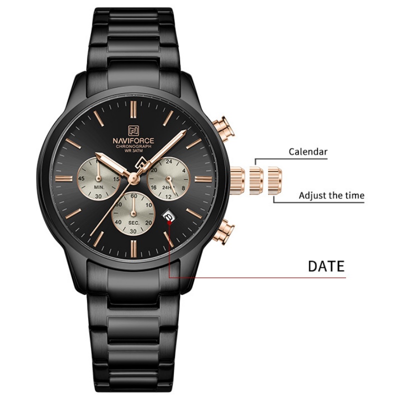 นาฬิกาข้อมือผู้ชาย NAVIFORCE ร - Watch Display Box บทวิจารณ์และราคา