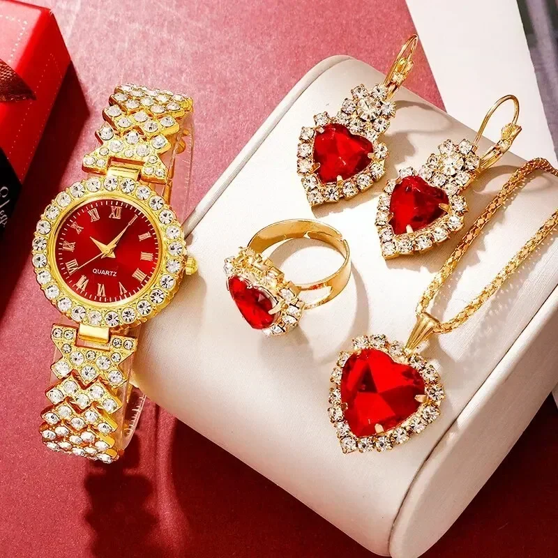 นาฬิกาหรูหราทองผู้หญิงแหวนสร้อ - Jewelry Watch Making บทวิจารณ์และราคา