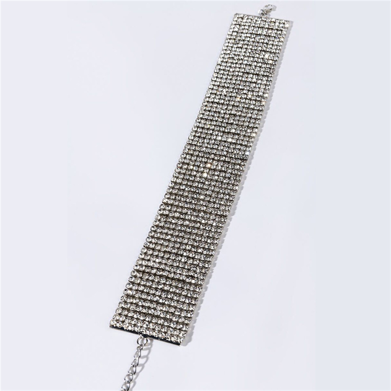 สร้อยคอผู้หญิงคริสตัลสร้อยคอCh - Crystal Choker Necklace บทวิจารณ์และราคา