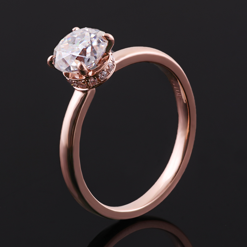 แหวนเงินแท้ 925 ทรงโซลิแทร์ ปร - Moissanite Ring บทวิจารณ์และราคา