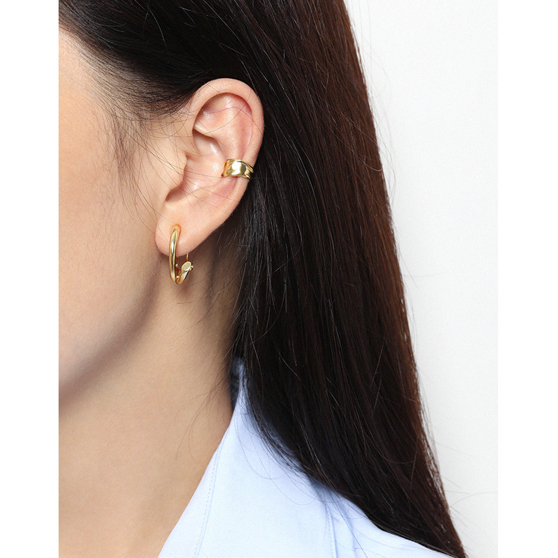 F.I.N.S 1PC Minimalist ไม่สม่ํ - Ear Cuff No Piercing บทวิจารณ์และราคา
