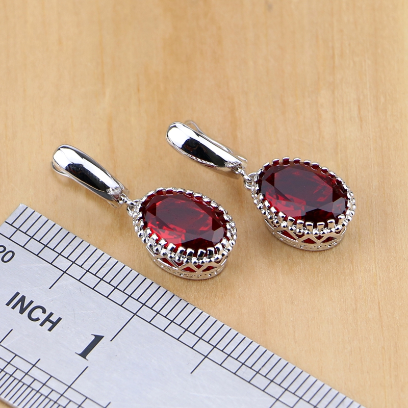 ธรรมชาติ925เงินเครื่องประดับสี - Birthstone Ring Set บทวิจารณ์และราคา