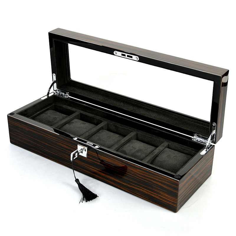 กล่องใส่นาฬิกาไม้เคลือบเงา Hxl - Watch Display Box บทวิจารณ์และราคา