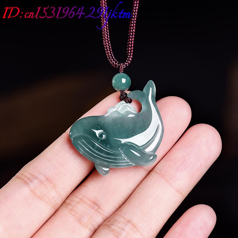 จี้สร้อยคอหยกพม่าแท้รูปปลาวาฬ  - Jewelry & Watches Sp Z Oo Ul Frezerów 3 บทวิจารณ์และราคา
