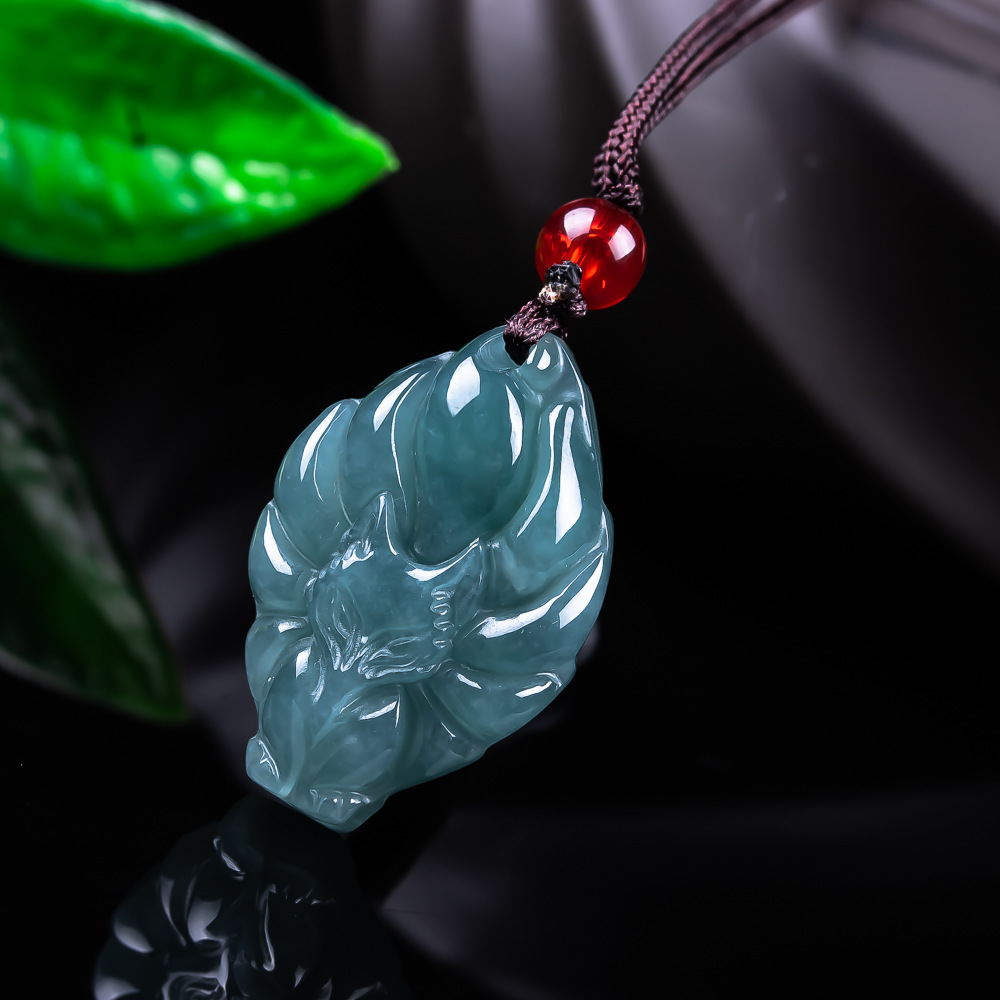 หยกพม่าธรรมชาติจี้รูปสุนัขจิ้ง - Jewelry & Watches Sp Z Oo Ul Frezerów 3 บทวิจารณ์และราคา