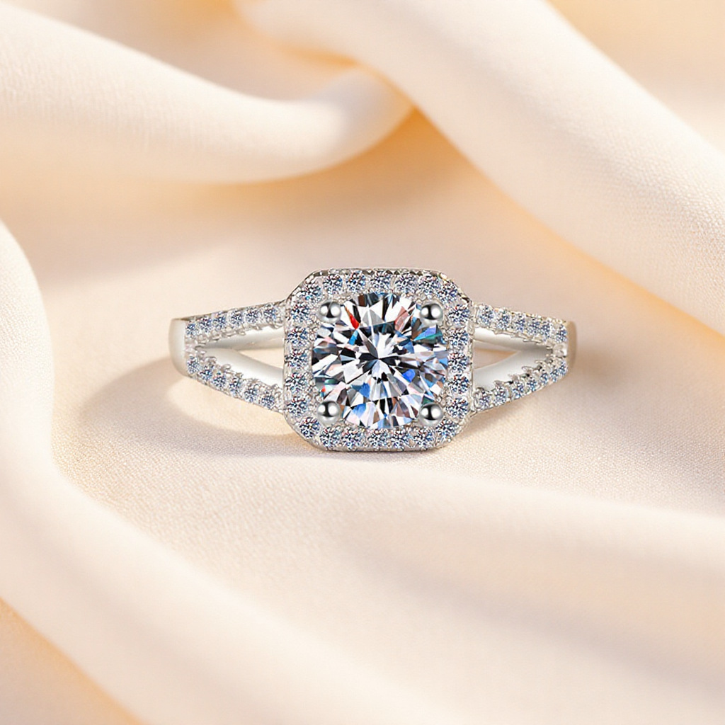 แหวนเงินแท้ 925 สุดหรูสำหรับผู - Statement Cocktail Ring บทวิจารณ์และราคา