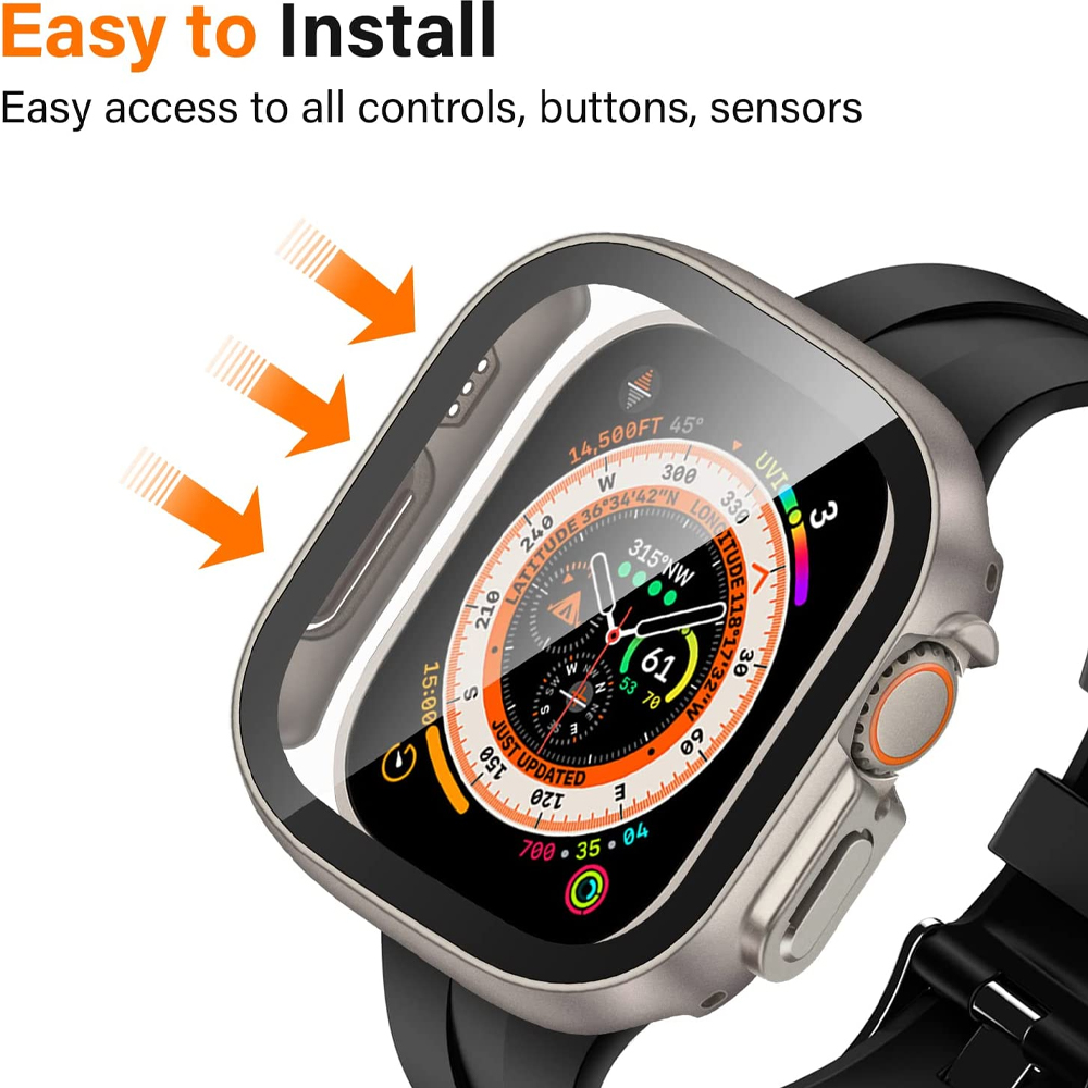 กระจก+เคสสำหรับแอปเปิ้ลวอทช์อั - Jewelry Smart Watches บทวิจารณ์และราคา
