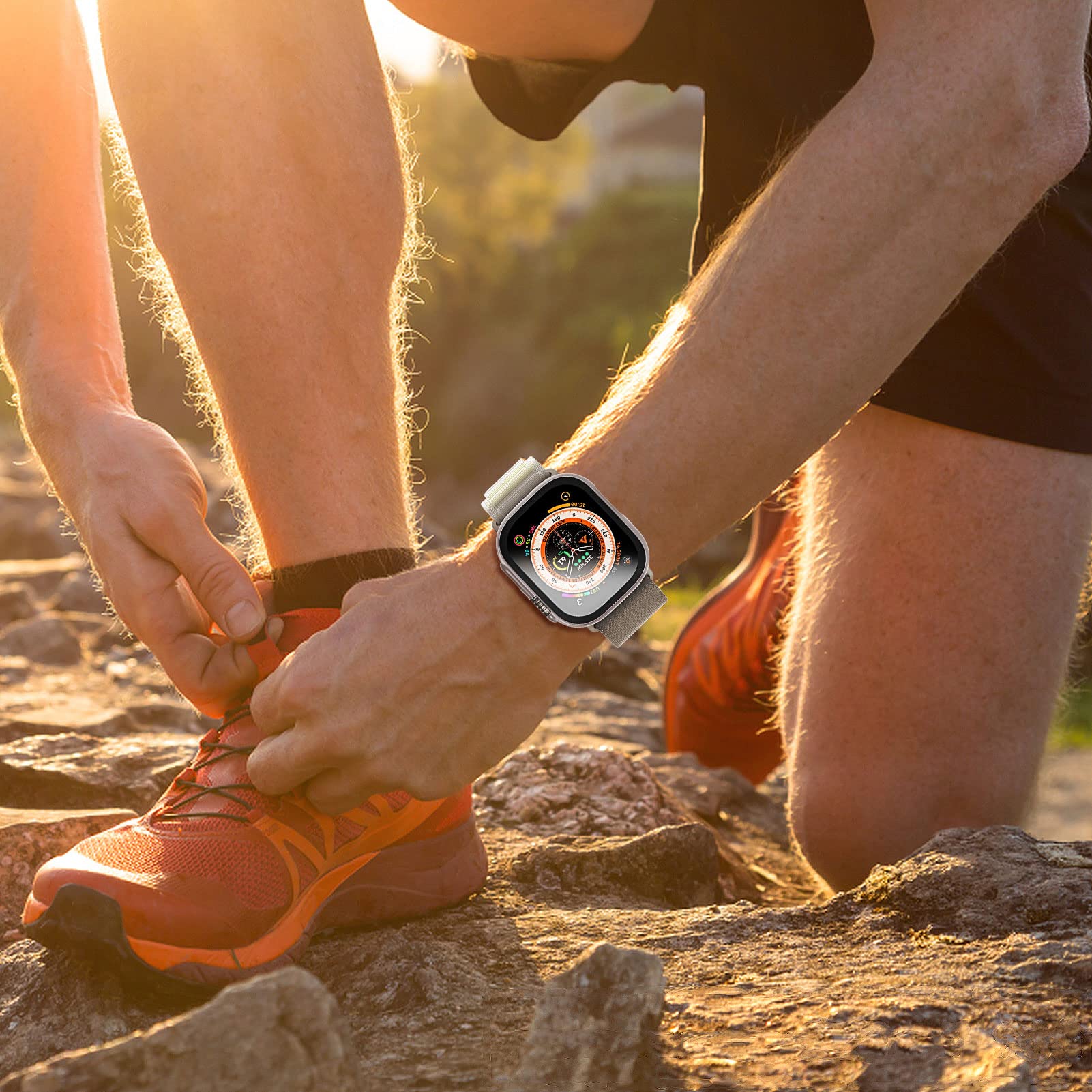 กระจก+เคสสำหรับแอปเปิ้ลวอทช์อั - Jewelry Smart Watches บทวิจารณ์และราคา
