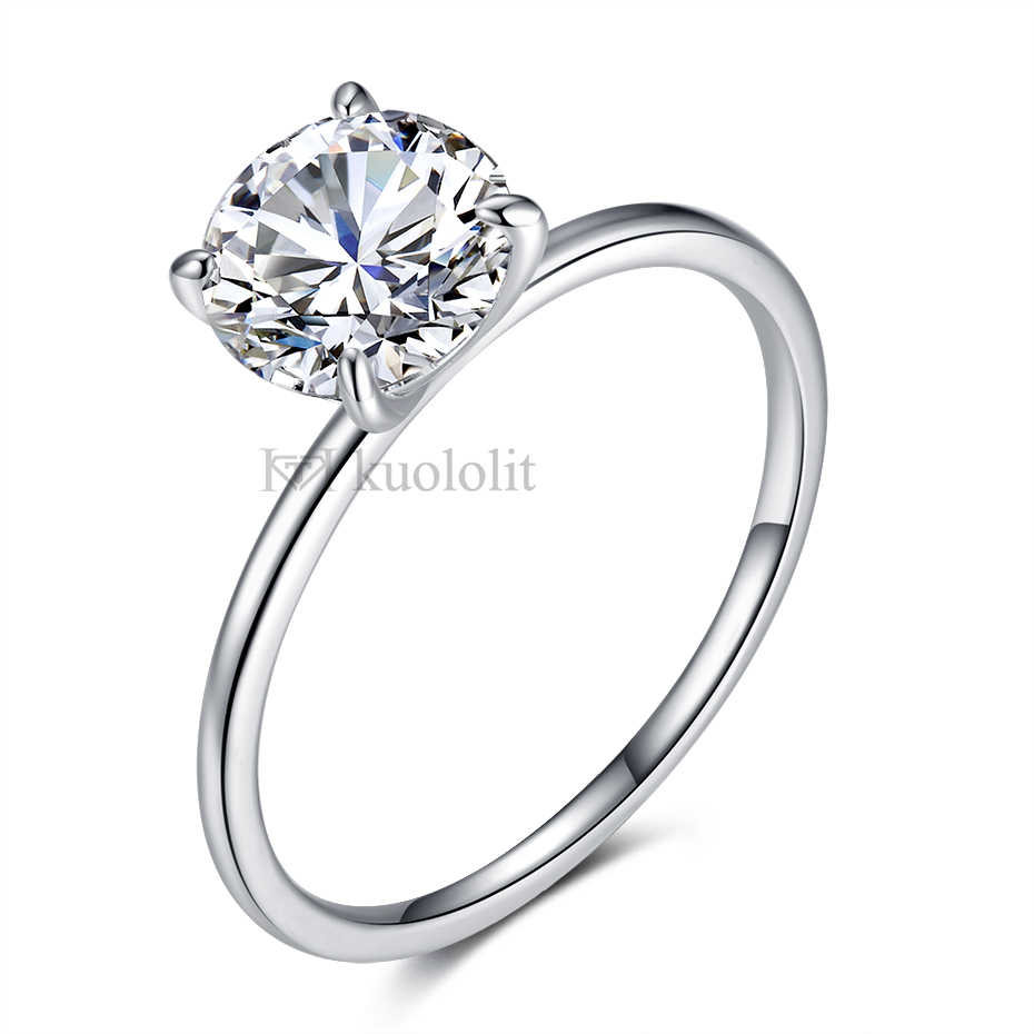 แหวนหมั้นและแต่งงานสำหรับผู้หญ - Moissanite Ring บทวิจารณ์และราคา