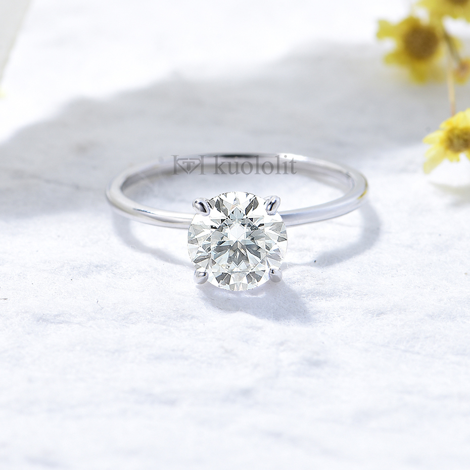แหวนหมั้นและแต่งงานสำหรับผู้หญ - Moissanite Ring บทวิจารณ์และราคา