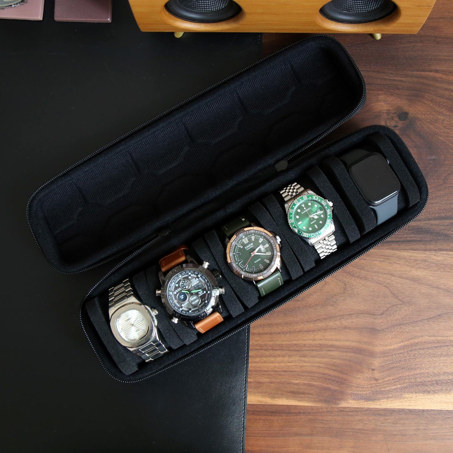 กล่องใส่นาฬิกาสําหรับผู้ชายหรื - Watch Display Box บทวิจารณ์และราคา