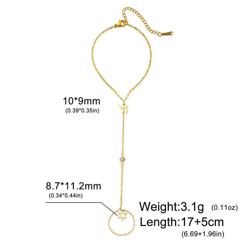 กำไลข้อมือรูปดาวหกแฉกของชาวยิว - Jewelry & Watches Sp Z Oo Ul Frezerów 3 บทวิจารณ์และราคา