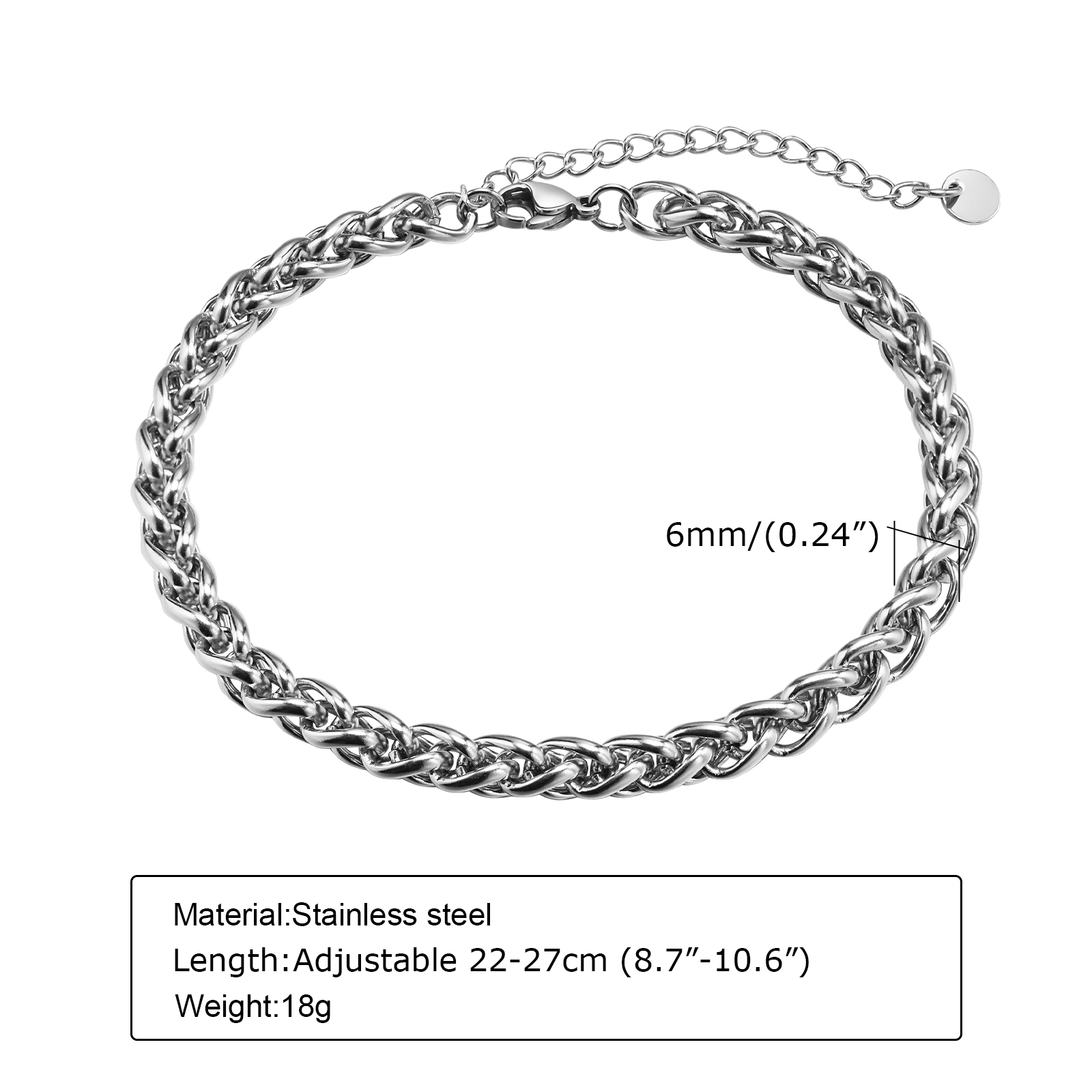 Vnox สร้อยข้อเท้าสไตล์คิวบาสำห - Jc Jewelry & Watches บทวิจารณ์และราคา