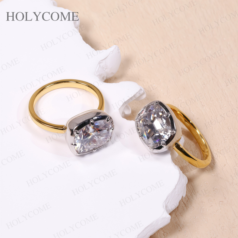 แหวนสั่งทำพิเศษ มอยส์ซาไนต์ทรง - Moissanite Ring บทวิจารณ์และราคา