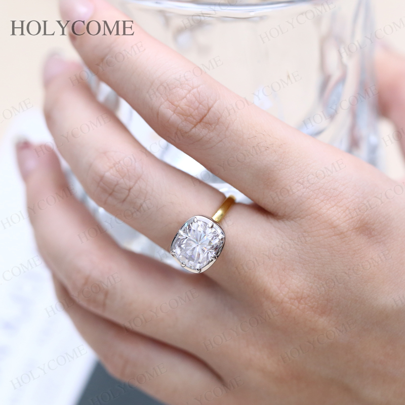 แหวนสั่งทำพิเศษ มอยส์ซาไนต์ทรง - Moissanite Ring บทวิจารณ์และราคา