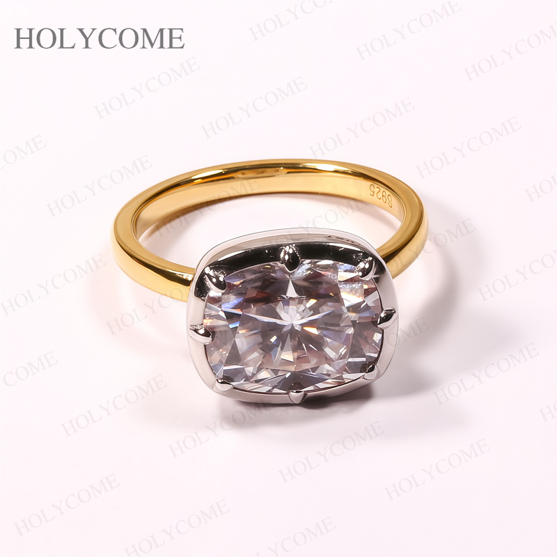 แหวนสั่งทำพิเศษ มอยส์ซาไนต์ทรง - Moissanite Ring บทวิจารณ์และราคา