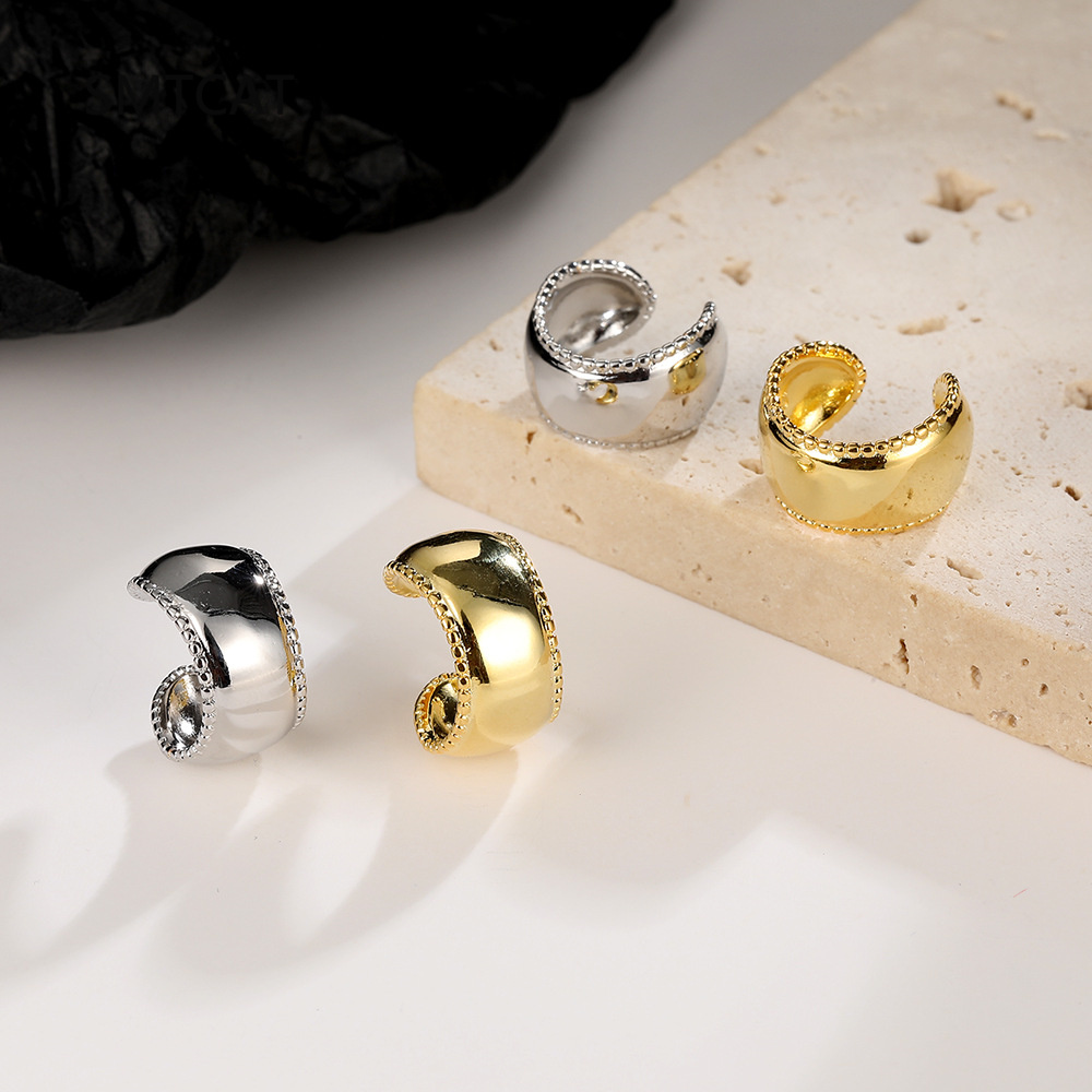 ต่างหูแบบหนีบเงินแท้ 925 ผิวเร - Ear Cuff No Piercing บทวิจารณ์และราคา