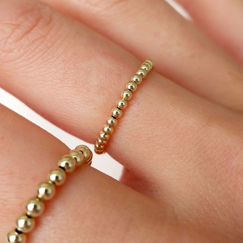 แหวนคริสตัล วางซ้อนกันได้ ลูกป - Birthstone Ring Set บทวิจารณ์และราคา