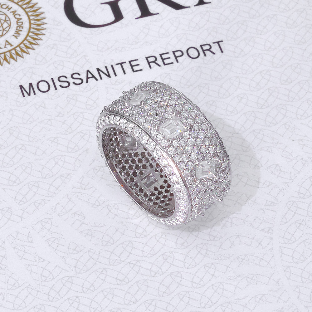 แหวนมอยส์ซาไนต์ 925 VVS เครื่อ - Moissanite Ring บทวิจารณ์และราคา